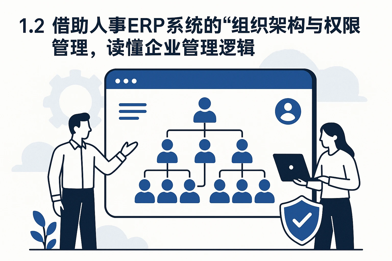 1.2 借助人事ERP系统的“组织架构与权限管理”，读懂企业管理逻辑