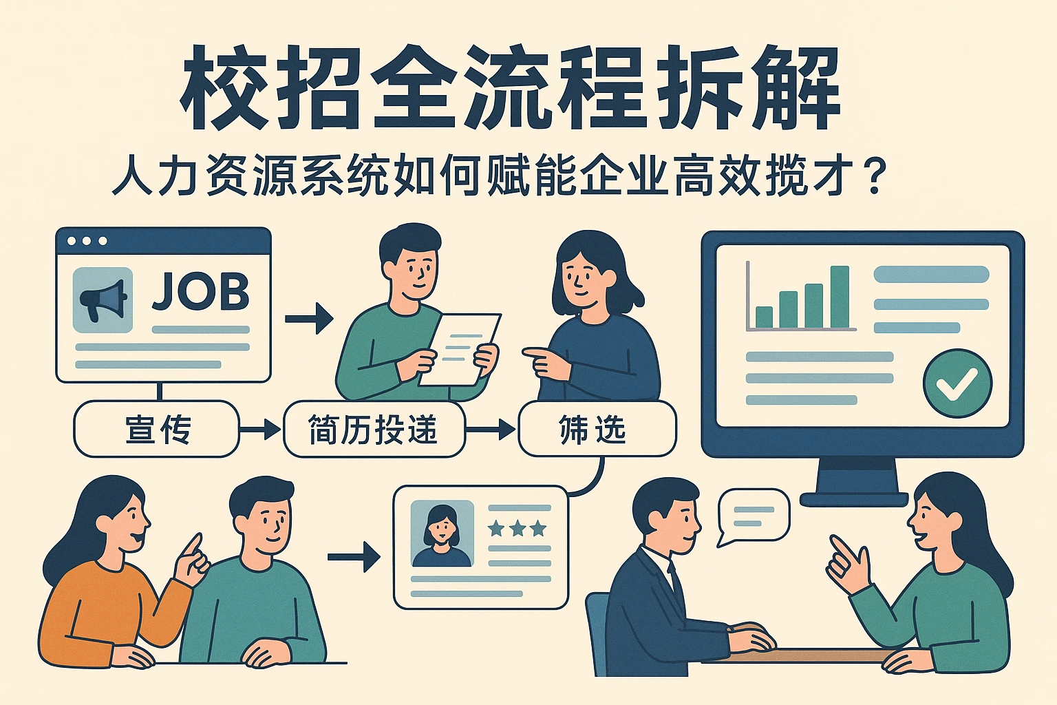 校招全流程拆解：人力资源系统如何赋能企业高效揽才？