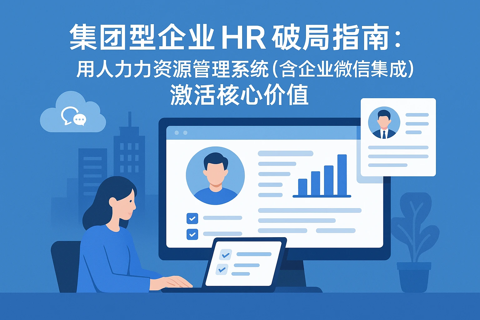 集团型企业HR破局指南：用人力资源管理系统（含企业微信集成）激活核心价值