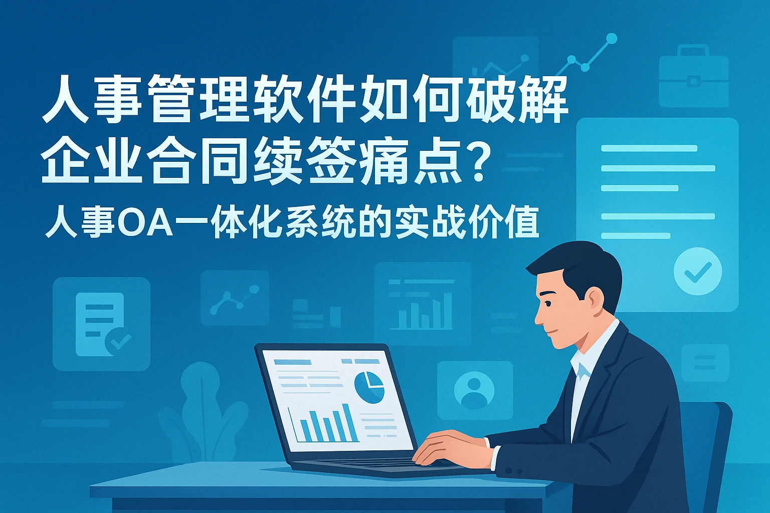 人事管理软件如何破解企业合同续签痛点？人事OA一体化系统的实战价值