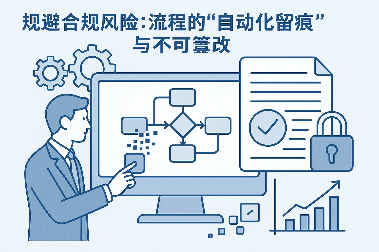2. 规避合规风险：流程的“自动化留痕”与“不可篡改”