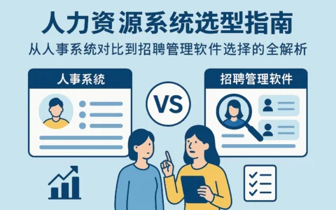 人力资源系统选型指南：从人事系统对比到招聘管理软件选择的全解析