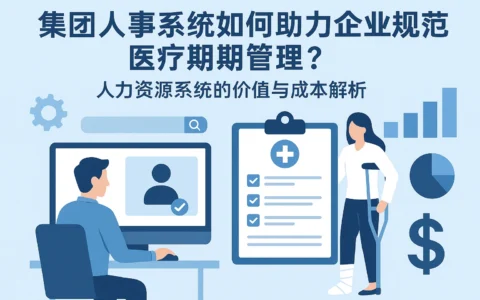 集团人事系统如何助力企业规范医疗期管理？人力资源系统的价值与成本解析