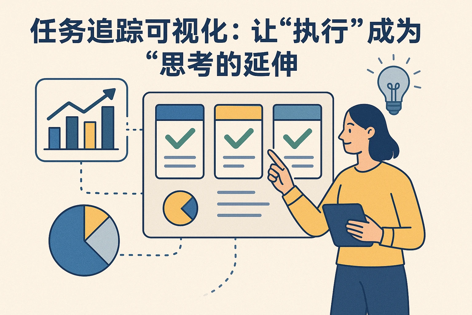 2. 任务追踪可视化：让“执行”成为“思考的延伸”