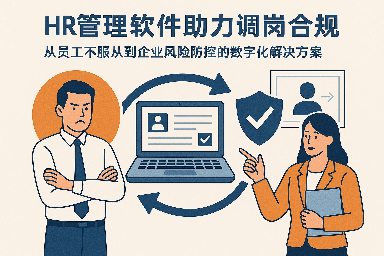 HR管理软件助力调岗合规：从员工不服从到企业风险防控的数字化解决方案