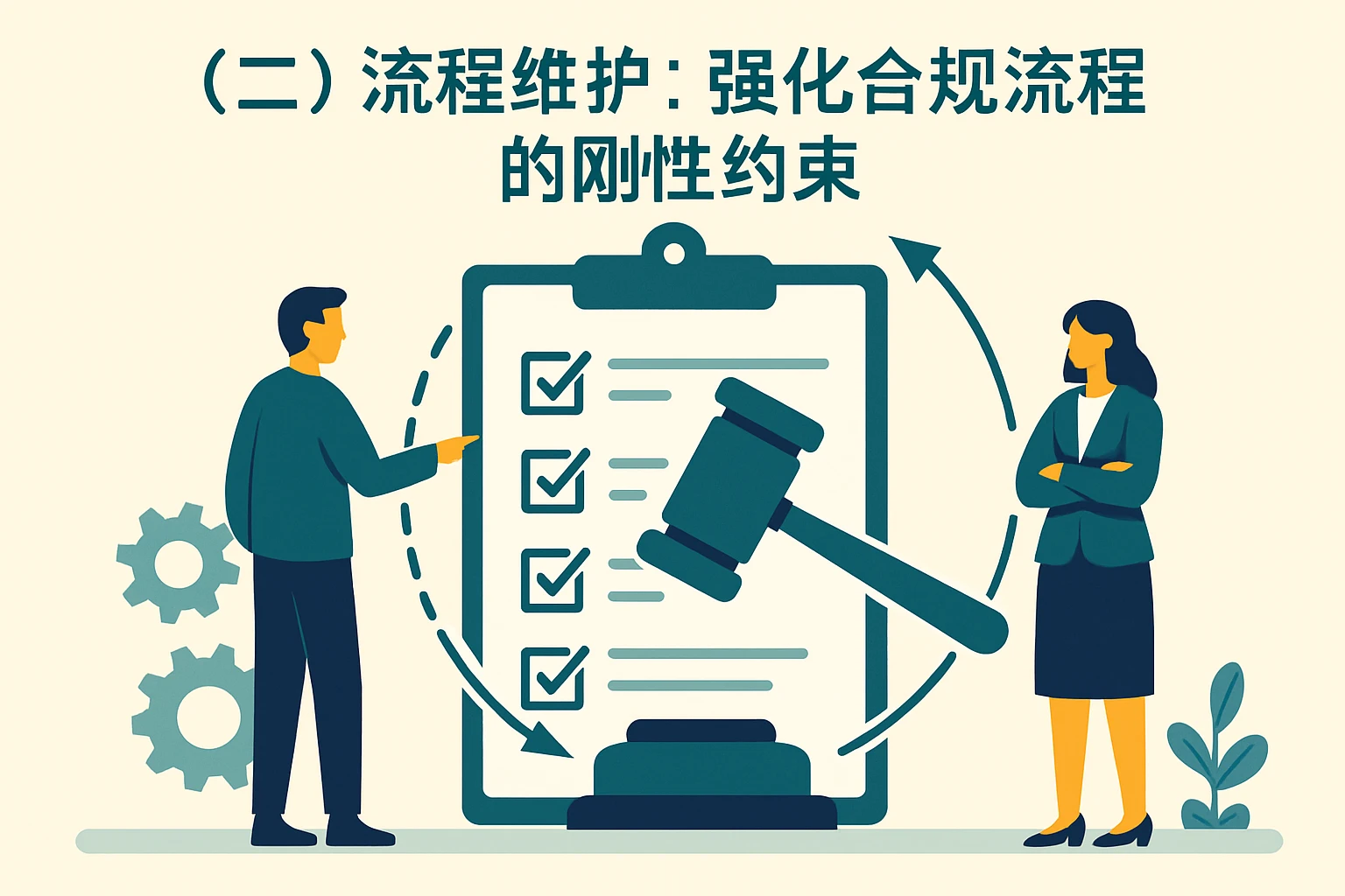 （二）流程维护：强化合规流程的刚性约束