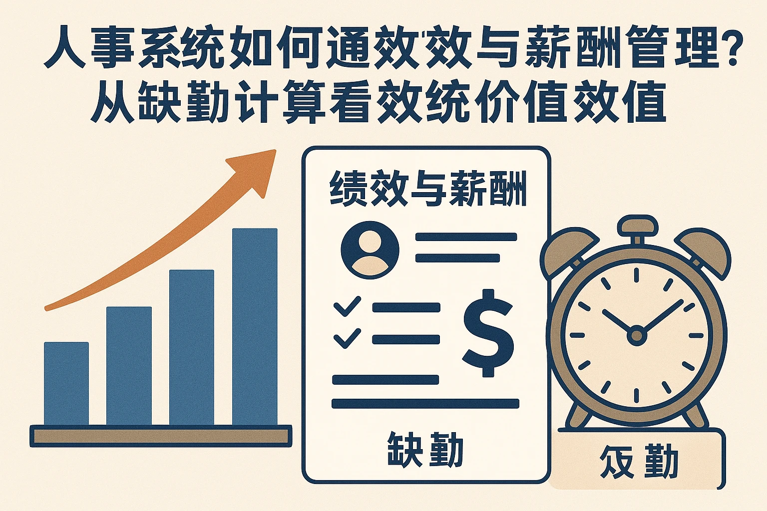 人事系统如何通过绩效与薪酬管理提升企业效率？从缺勤计算看系统价值