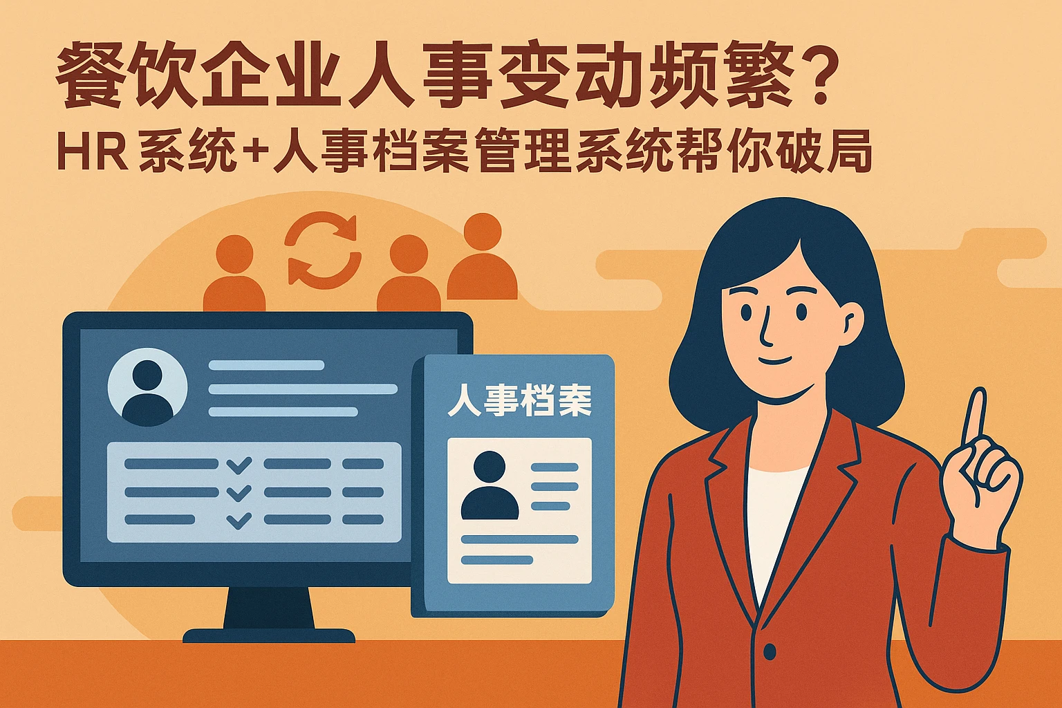 餐饮企业人事变动频繁？HR系统+人事档案管理系统帮你破局