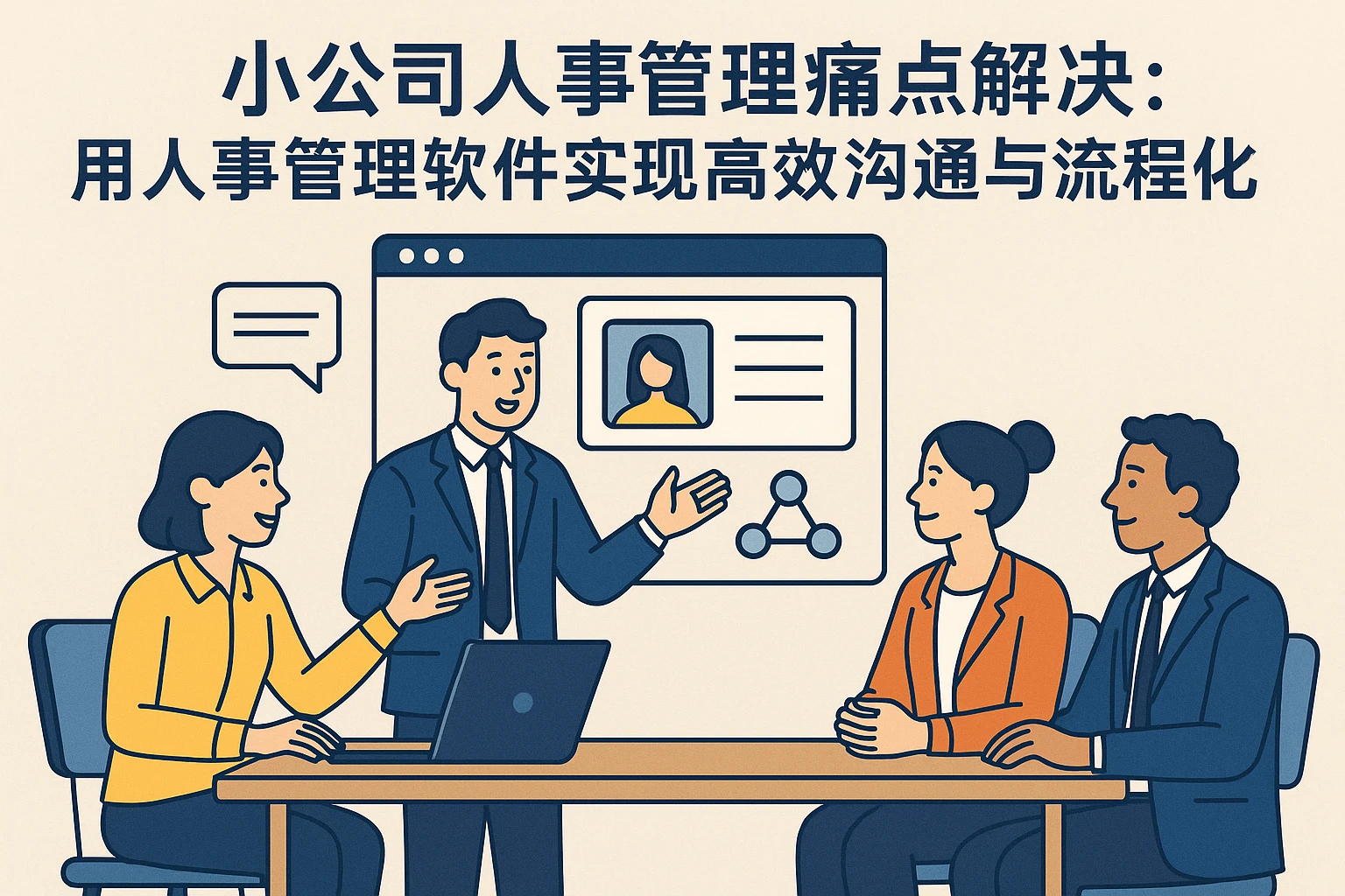 小公司人事管理痛点解决：用人事管理软件实现高效沟通与流程优化