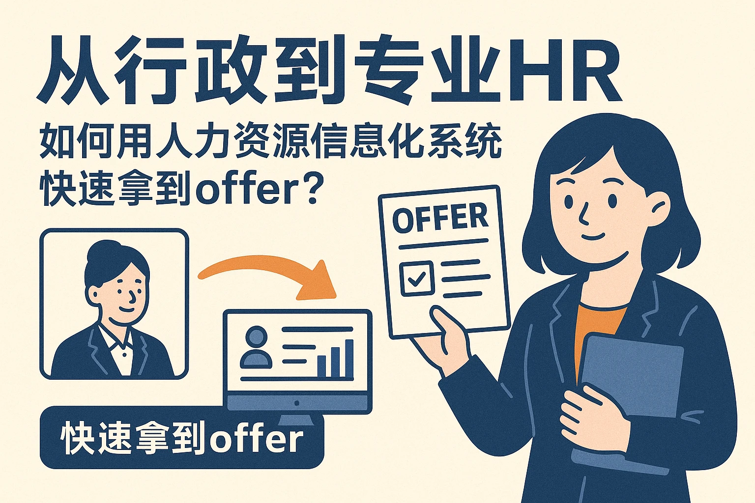 从行政到专业HR：如何用人力资源信息化系统快速拿到offer？