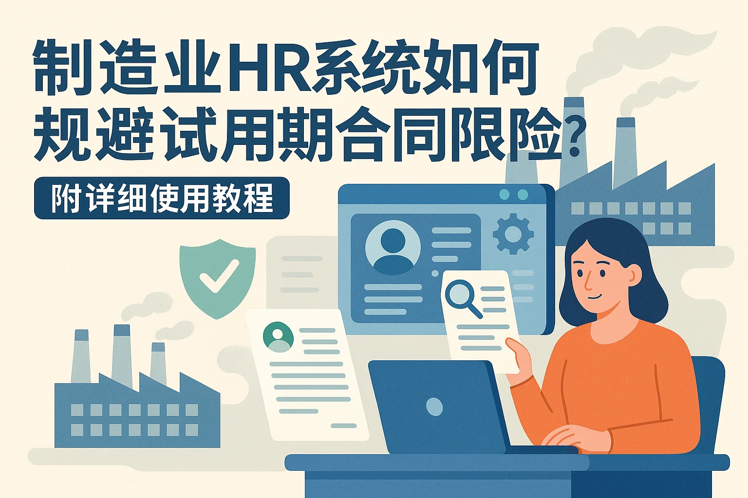制造业HR系统如何规避试用期合同风险？附详细使用教程