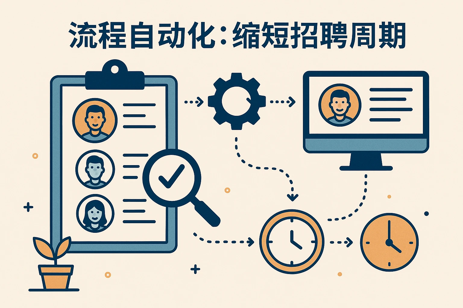 2. 流程自动化：缩短招聘周期