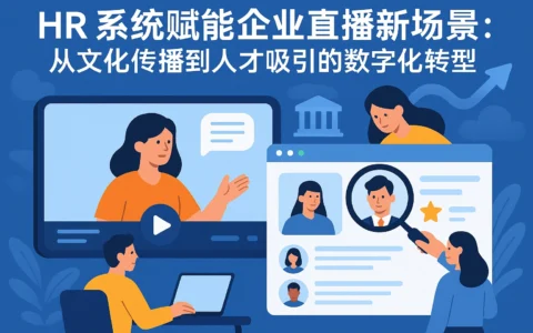 HR系统赋能企业直播新场景：从文化传播到人才吸引的数字化转型