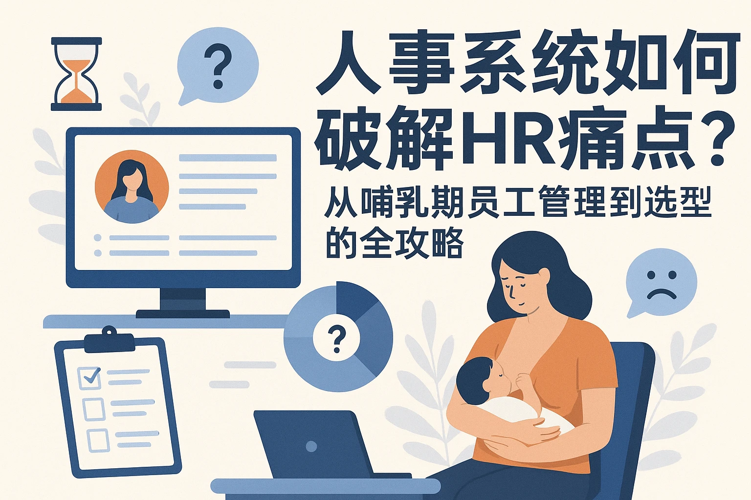 人事系统如何破解HR痛点？从哺乳期员工管理到选型的全攻略