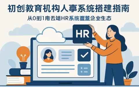 初创教育机构人事系统搭建指南：从0到1用云端HR系统重塑企业生态