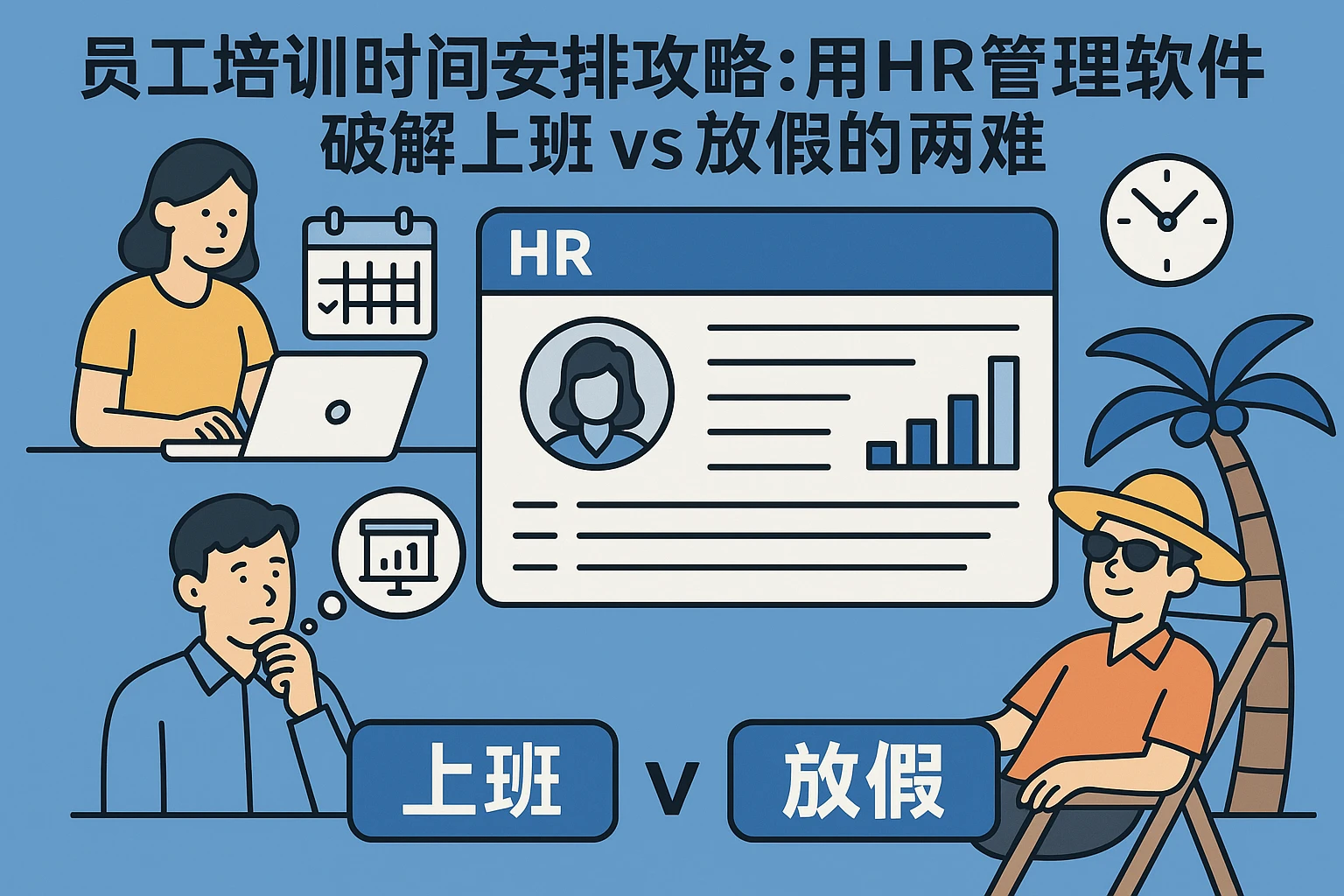 员工培训时间安排攻略：用HR管理软件破解上班vs放假的两难