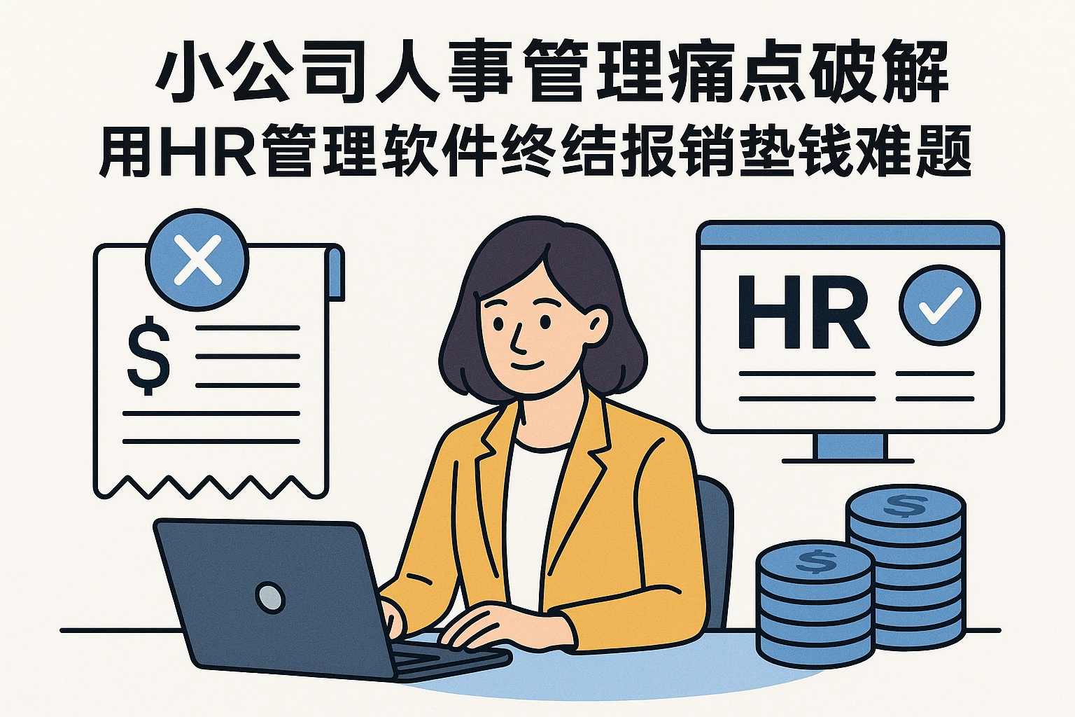 小公司人事管理痛点破解：用HR管理软件终结报销垫钱难题