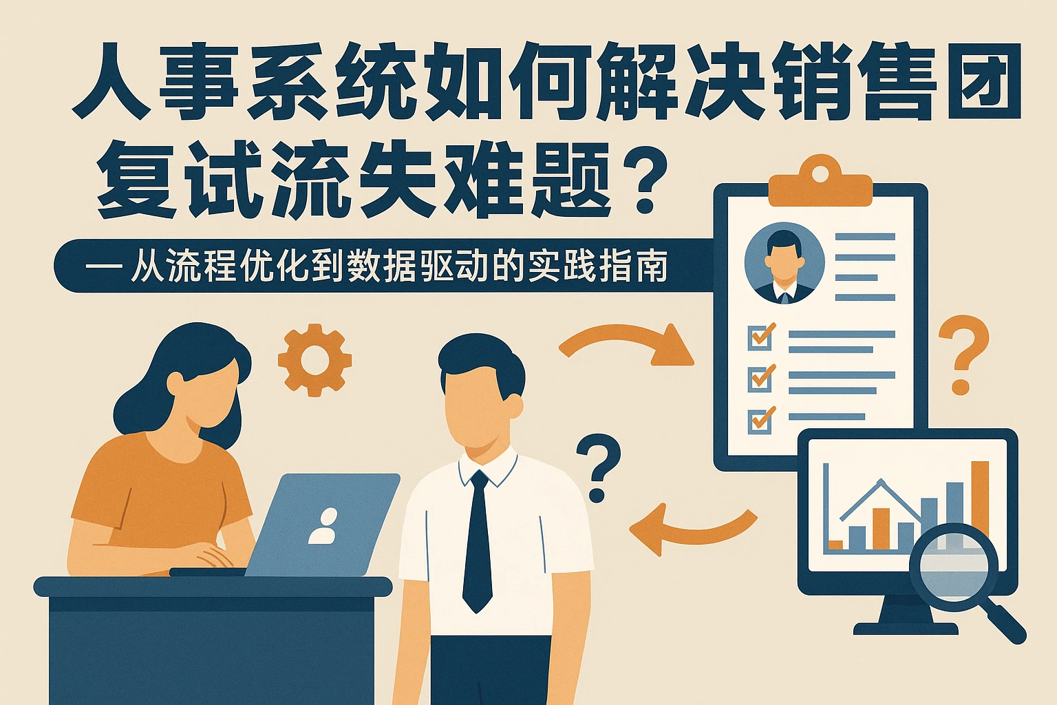 人事系统如何解决销售团队复试流失难题？——从流程优化到数据驱动的实践指南