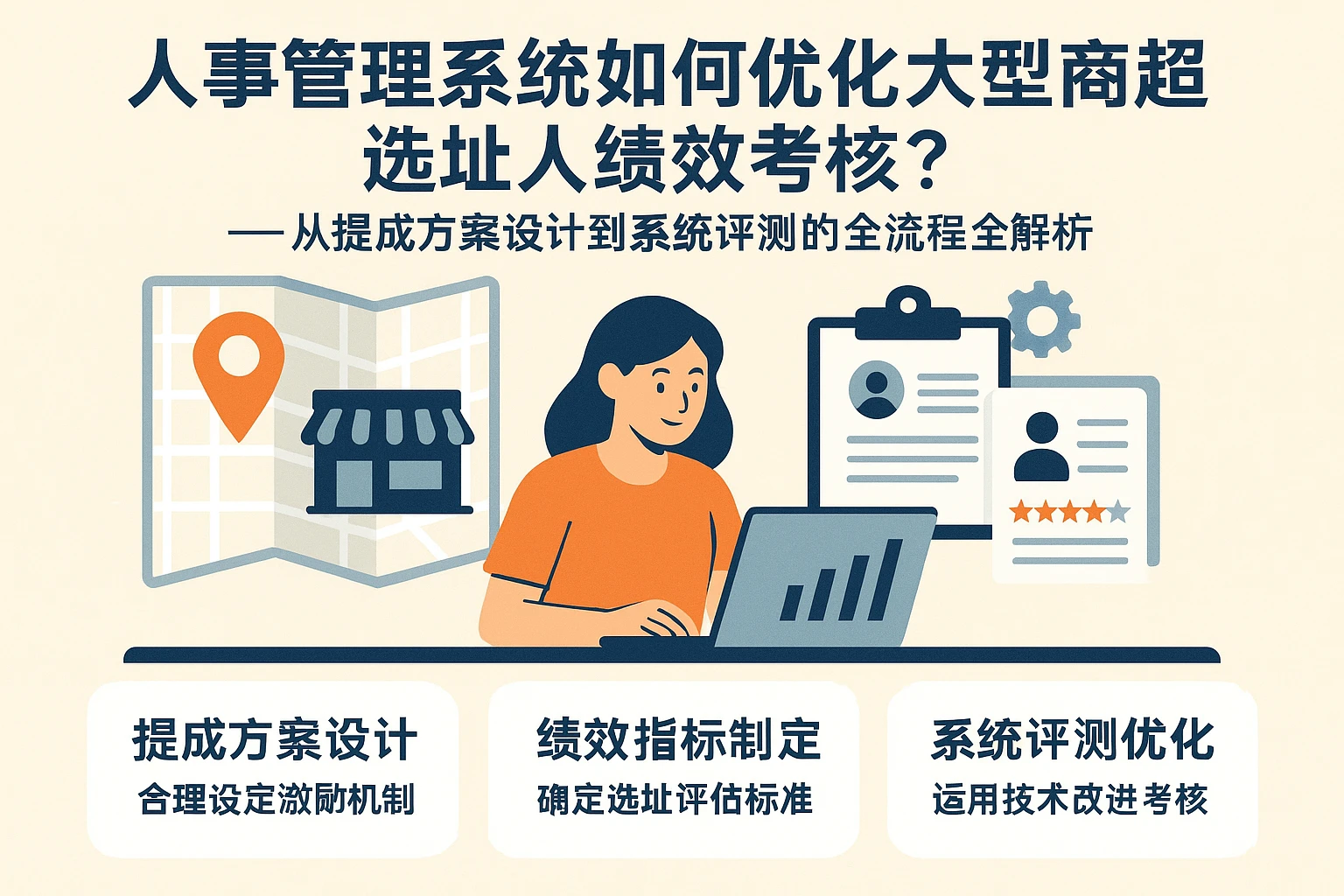 人事管理系统如何优化大型商超选址人员绩效考核？——从提成方案设计到系统评测的全流程解析