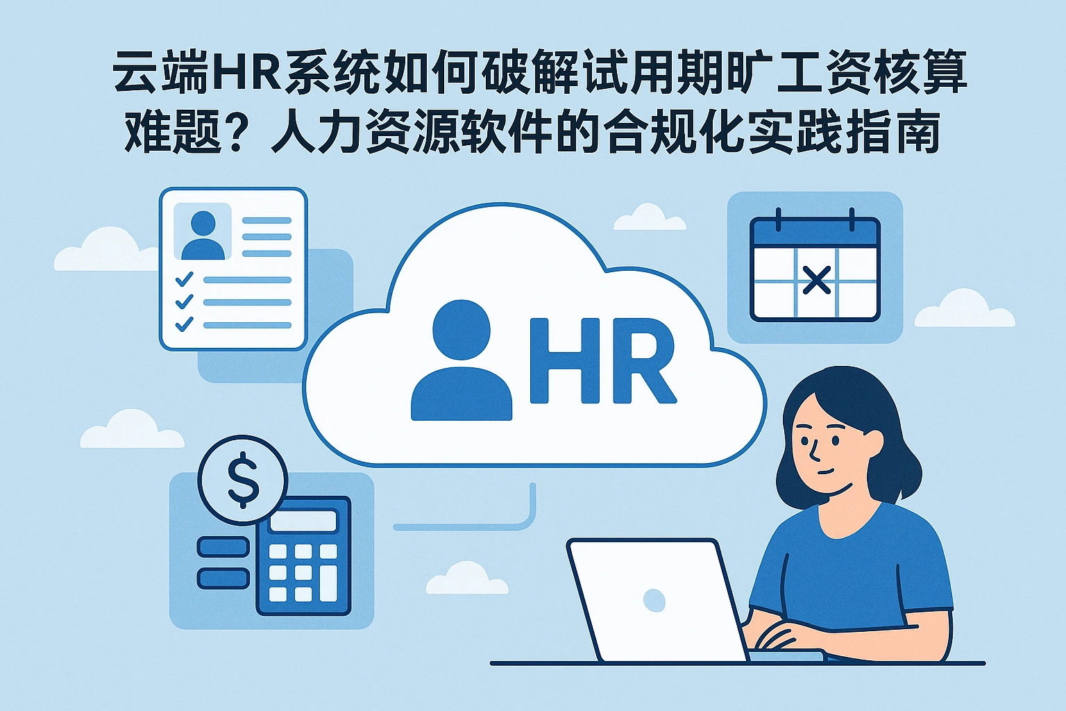 云端HR系统如何破解试用期旷工工资核算难题？人力资源软件的合规化实践指南