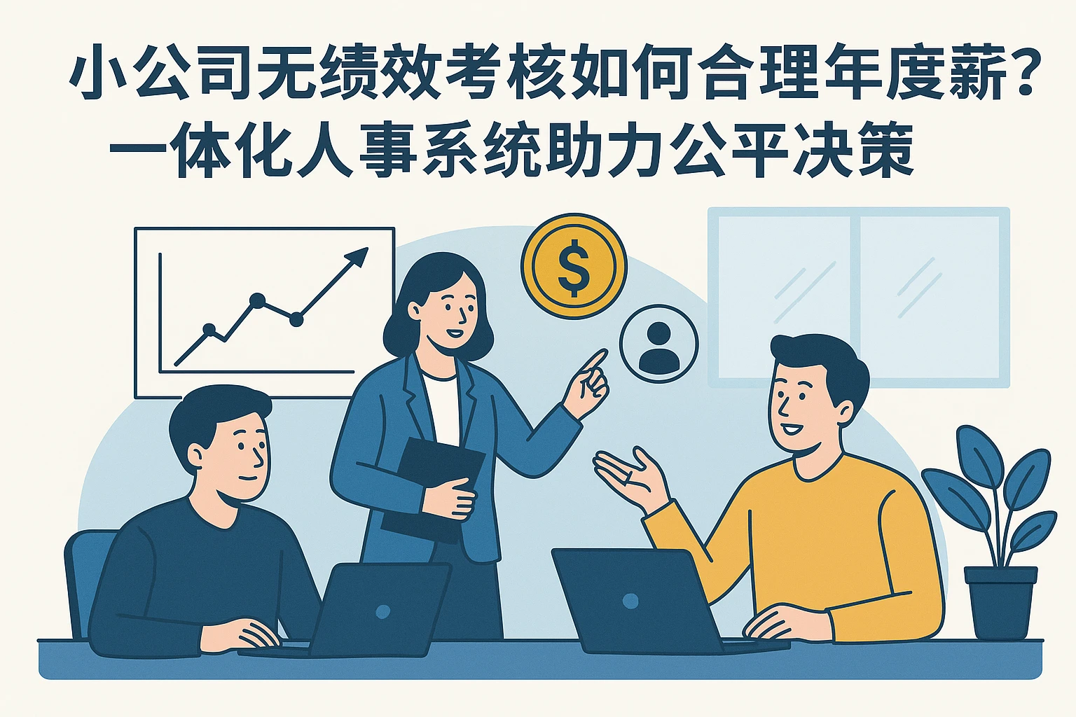 小公司无绩效考核如何合理年度调薪？一体化人事系统助力公平决策