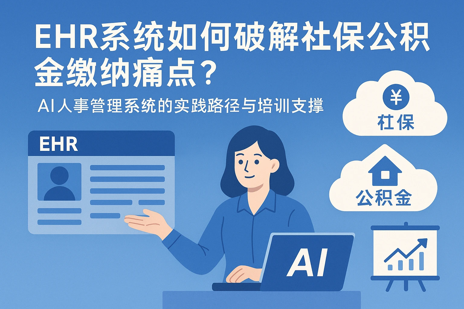 EHR系统如何破解社保公积金缴纳痛点？AI人事管理系统的实践路径与培训支撑