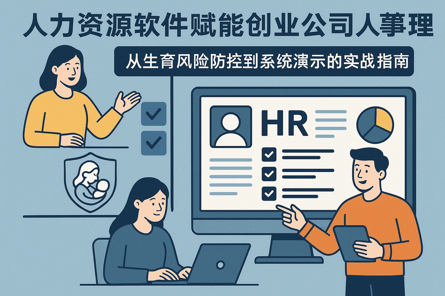 人力资源软件赋能创业公司人事管理：从生育风险防控到系统演示的实战指南