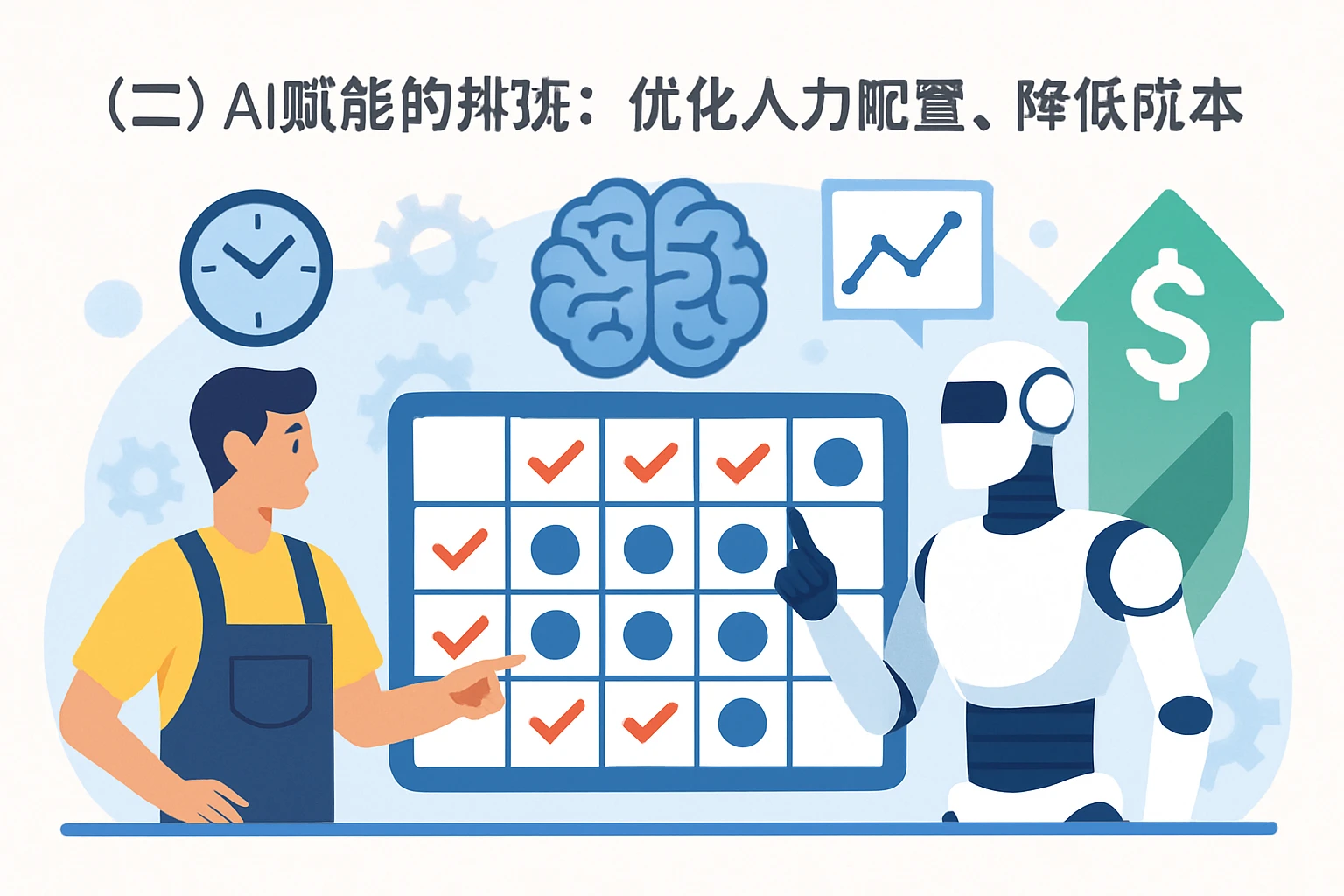 （二）AI赋能的排班：优化人力配置，降低成本