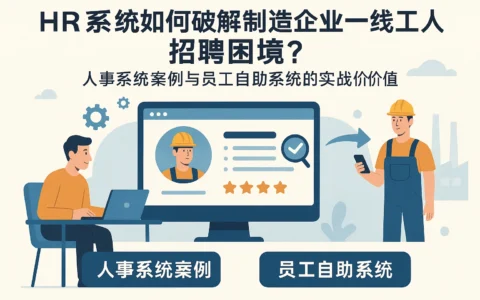 HR系统如何破解制造企业一线工人招聘困境？人事系统案例与员工自助系统的实战价值