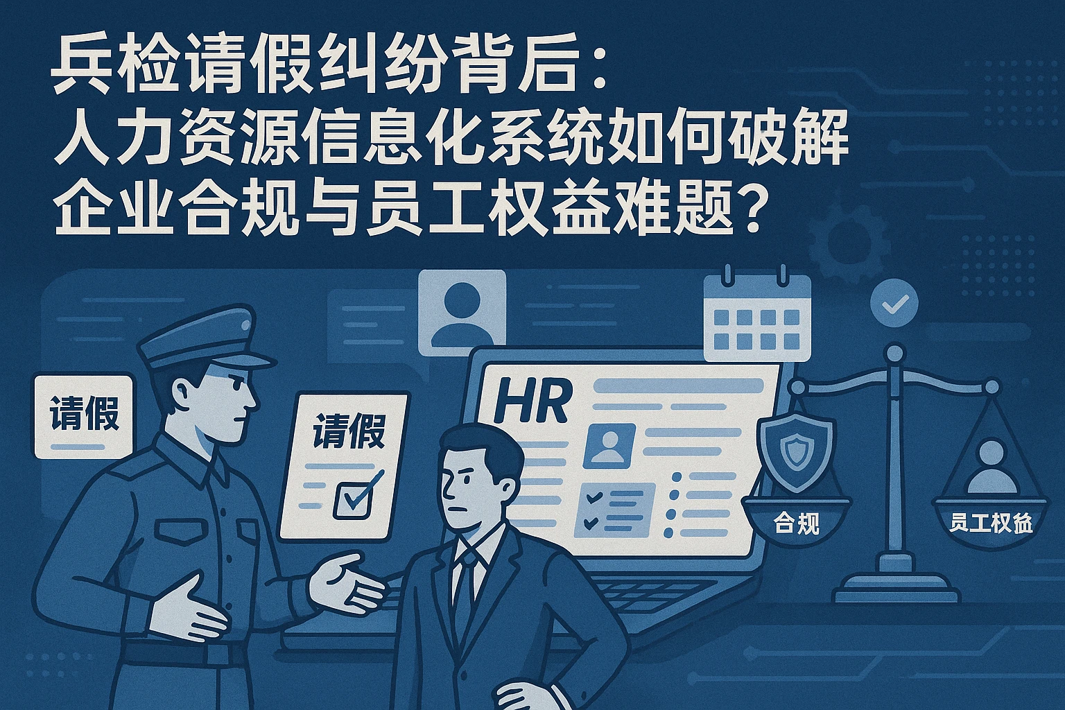 兵检请假纠纷背后：人力资源信息化系统如何破解企业合规与员工权益难题？