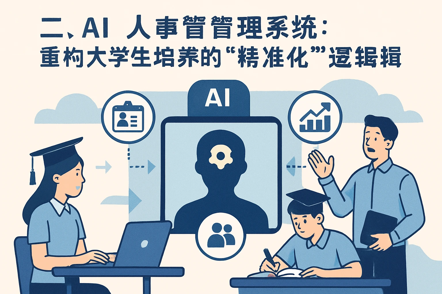 二、AI人事管理系统：重构大学生培养的“精准化”逻辑