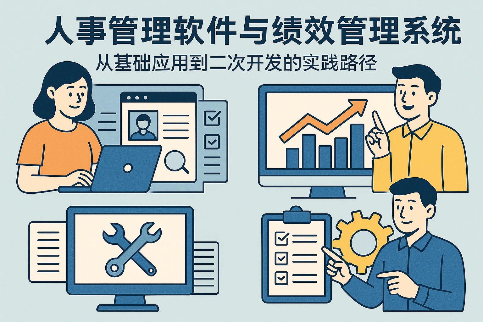 人事管理软件与绩效管理系统：从基础应用到二次开发的实践路径