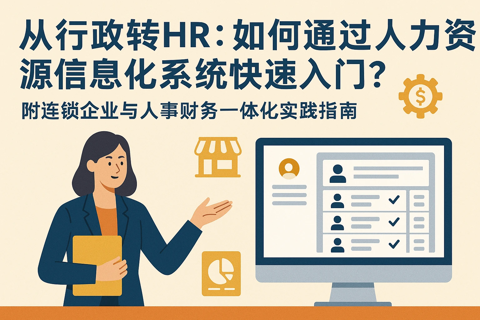 从行政转HR：如何通过人力资源信息化系统快速入门？附连锁企业与人事财务一体化实践指南