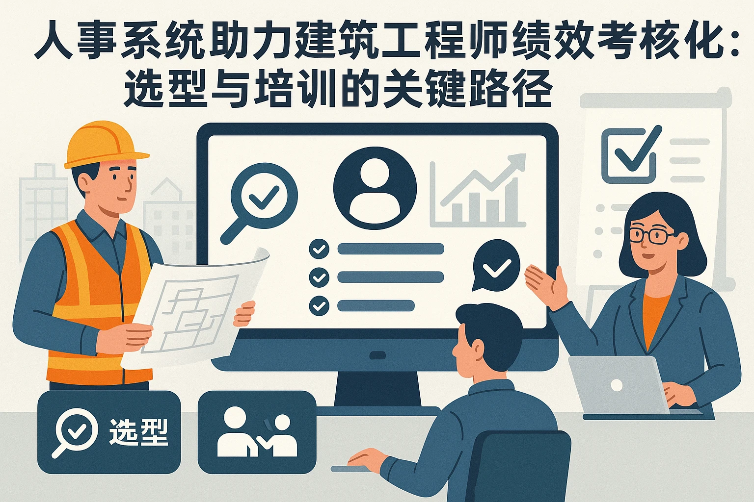 人事系统助力建筑工程师绩效考核优化：选型与培训的关键路径