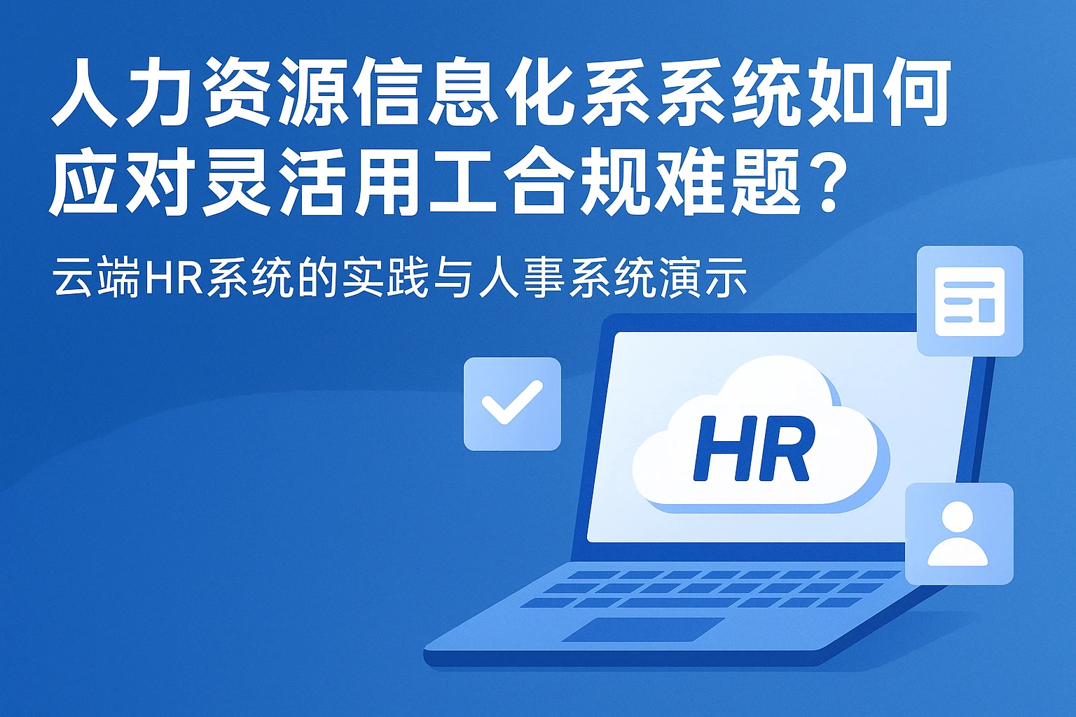 人力资源信息化系统如何应对灵活用工合规难题？云端HR系统的实践与人事系统演示
