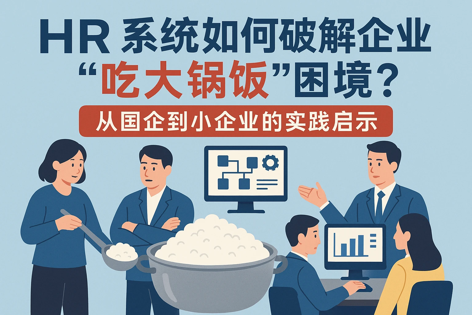 HR系统如何破解企业“吃大锅饭”困境？从国企到小企业的实践启示