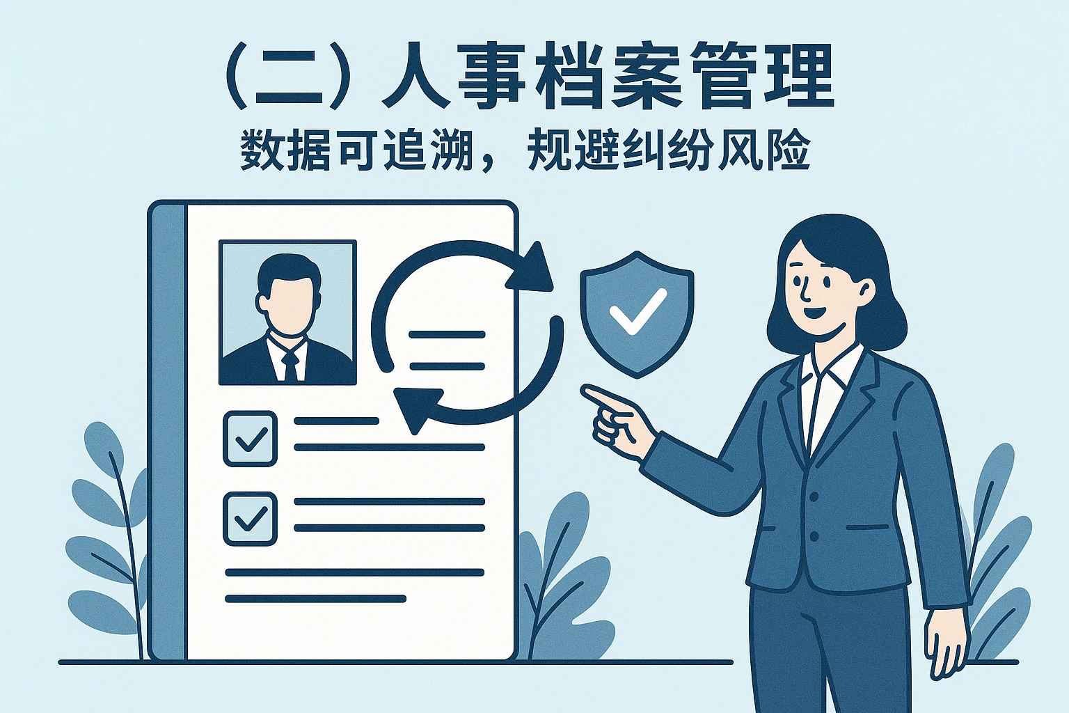 （二）人事档案管理：数据可追溯，规避纠纷风险