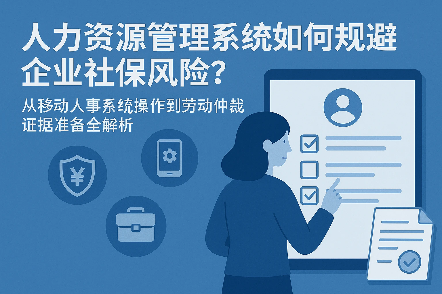人力资源管理系统如何规避企业社保风险？从移动人事系统操作到劳动仲裁证据准备全解析