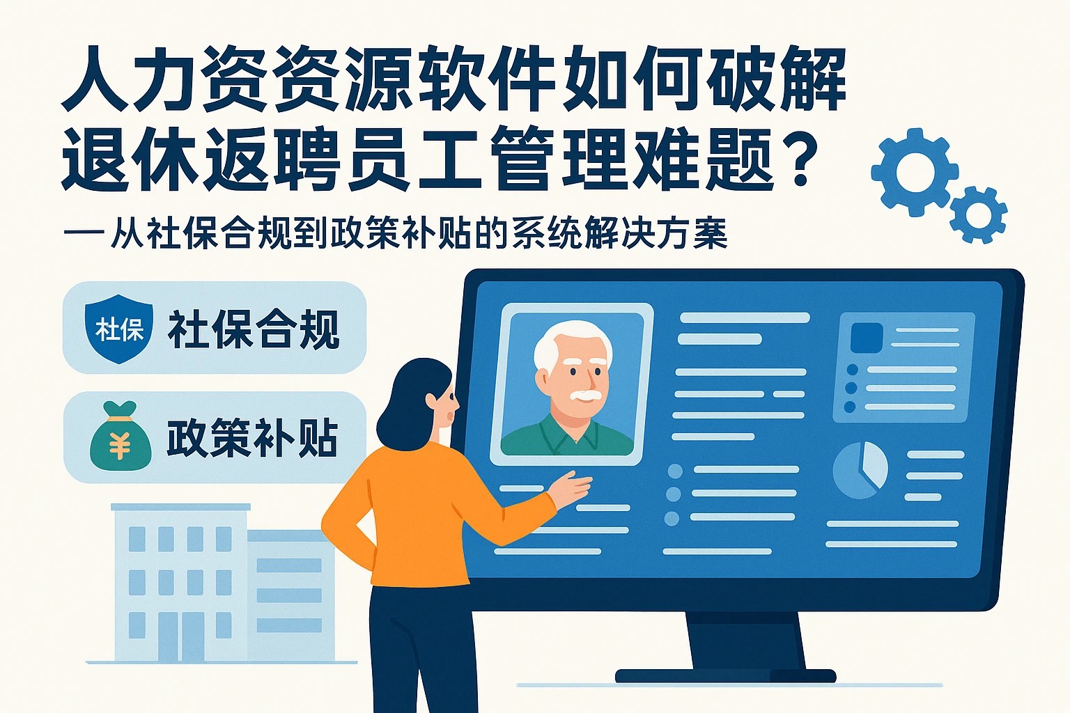 人力资源软件如何破解退休返聘员工管理难题？——从社保合规到政策补贴的系统解决方案