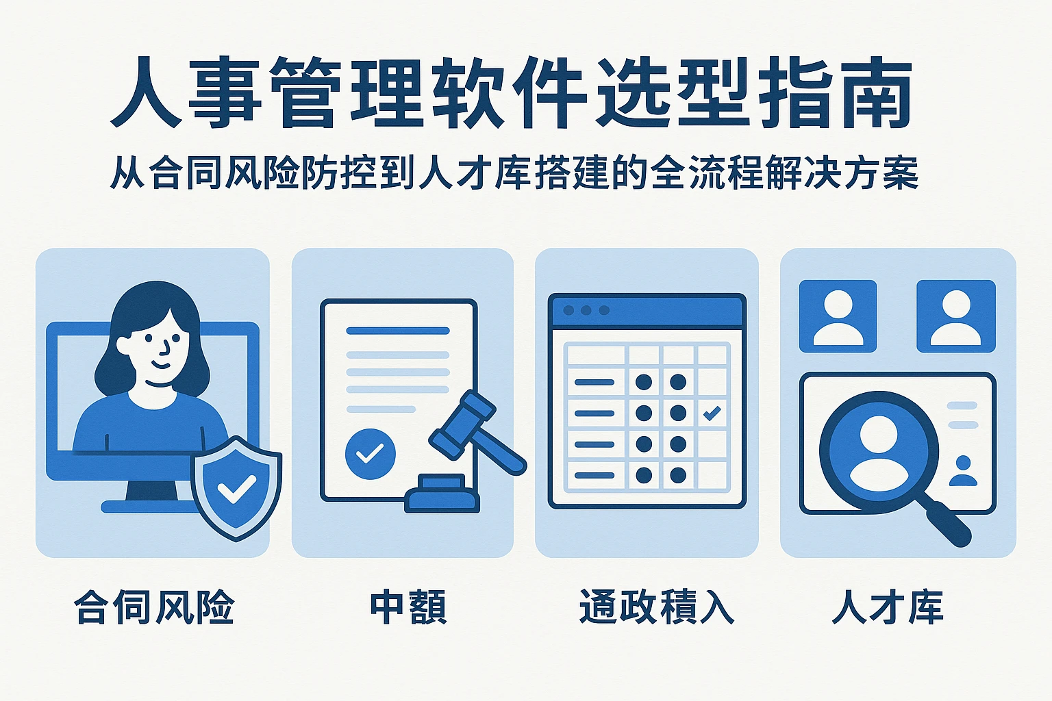 人事管理软件选型指南：从合同风险防控到人才库搭建的全流程解决方案