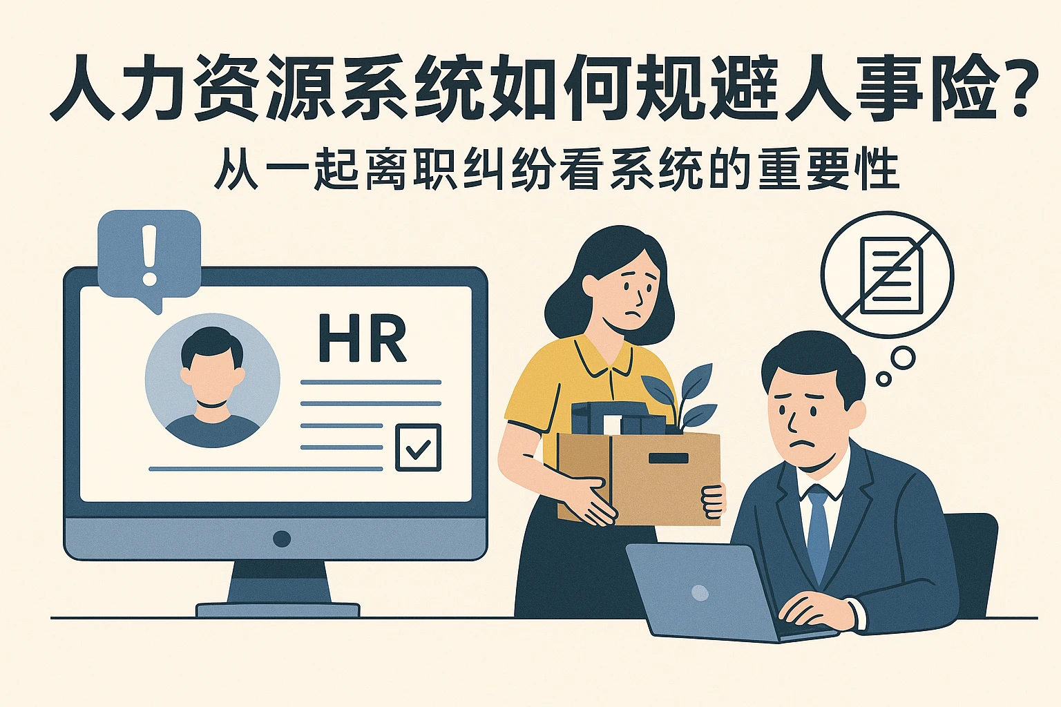 人力资源系统如何规避人事风险？从一起离职纠纷看系统的重要性