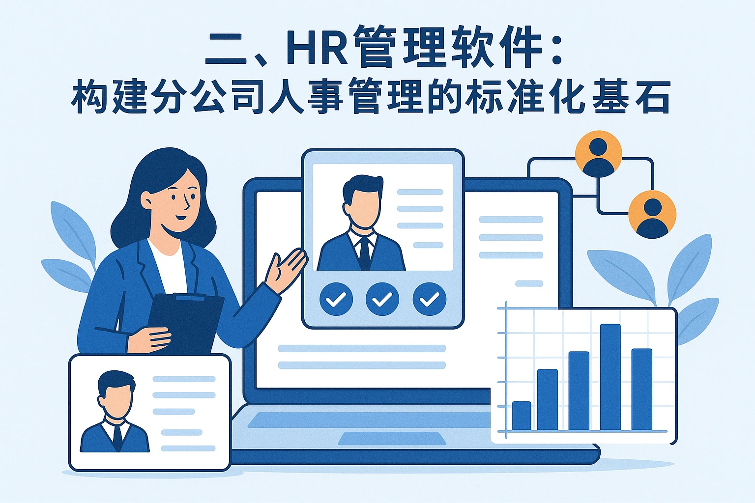 二、HR管理软件：构建分公司人事管理的标准化基石