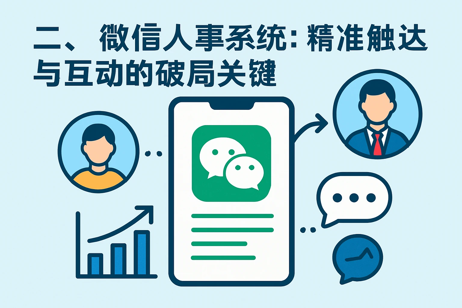 二、微信人事系统：精准触达与互动的破局关键