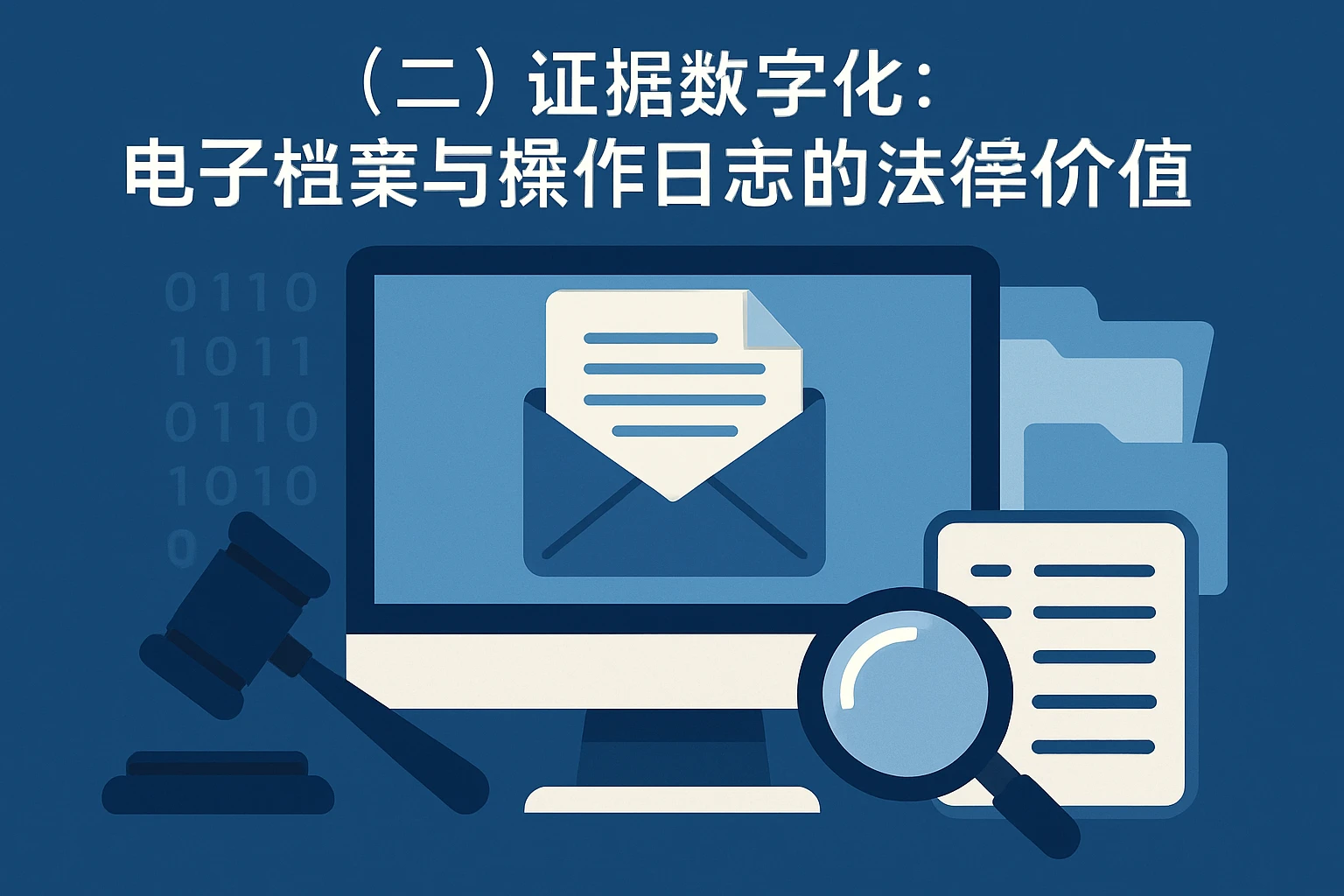 （二）证据数字化：电子档案与操作日志的法律价值