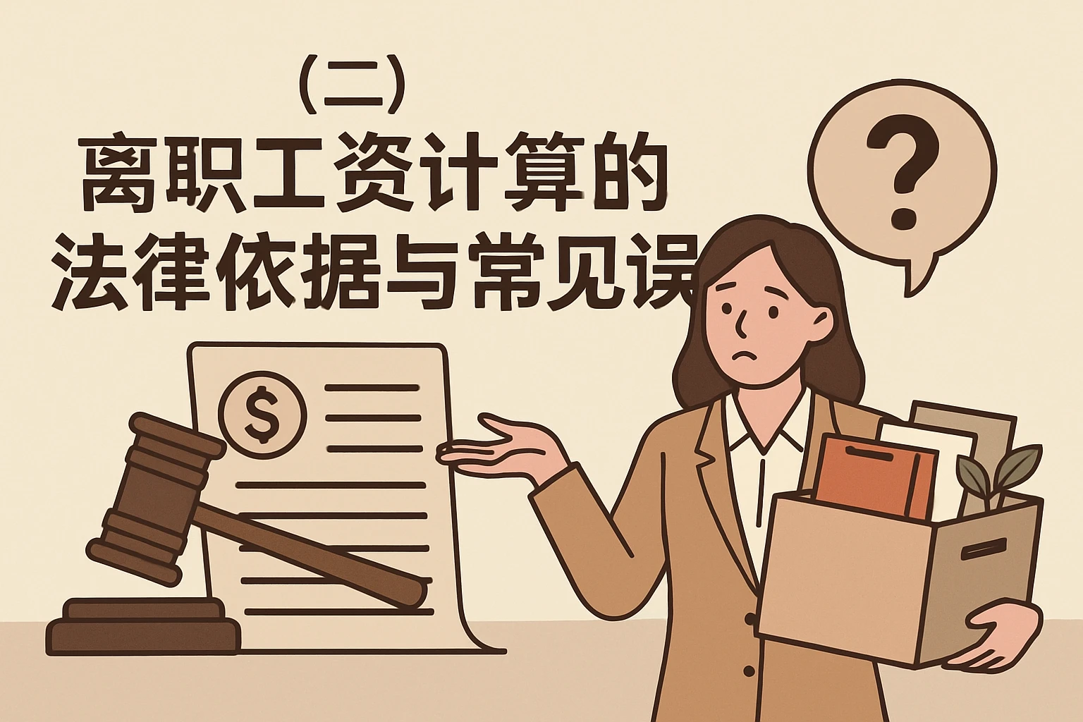 （二）离职工资计算的法律依据与常见误区