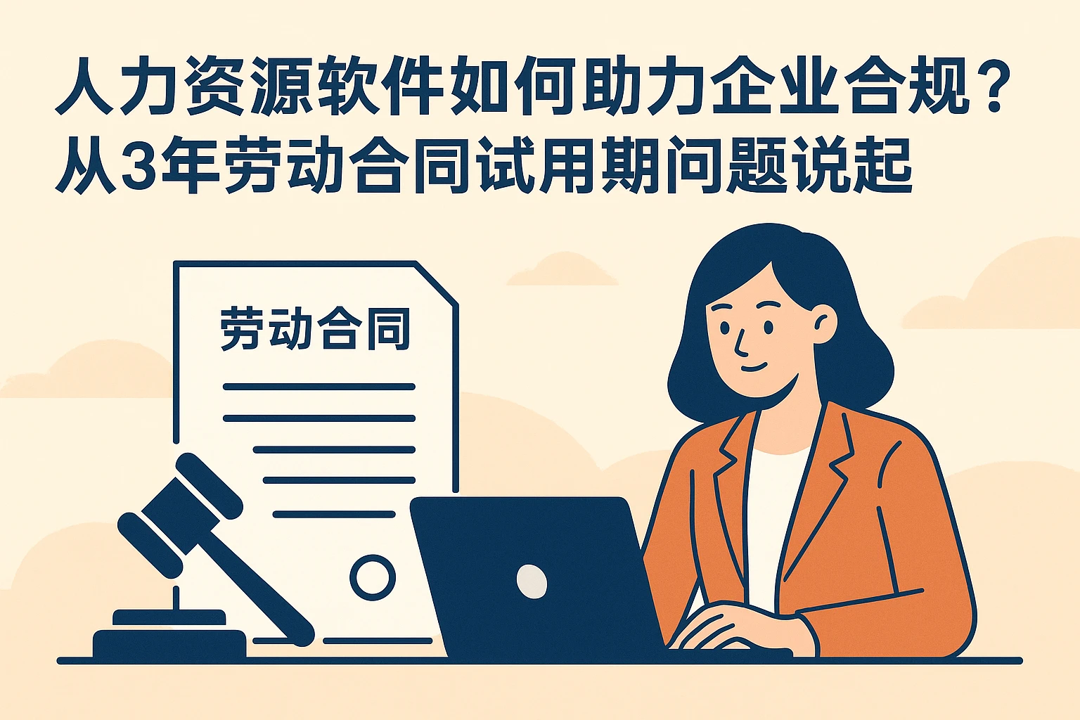人力资源软件如何助力企业合规？从3年劳动合同试用期问题说起
