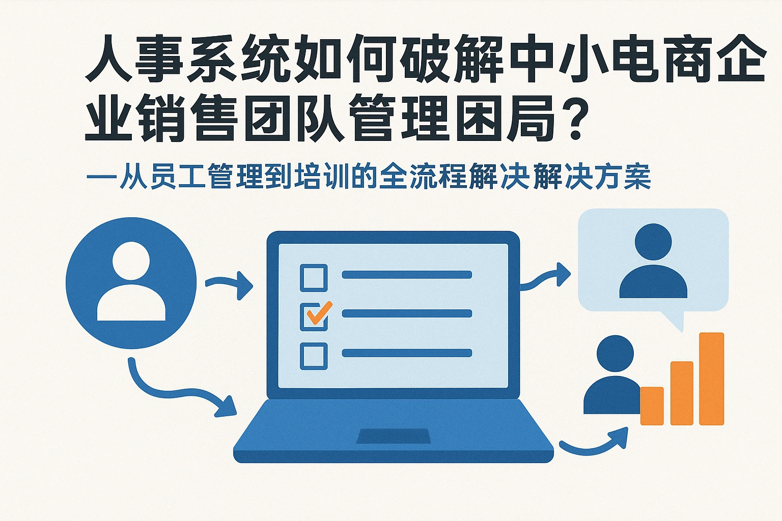 人事系统如何破解中小电商企业销售团队管理困局？——从员工管理到培训的全流程解决方案
