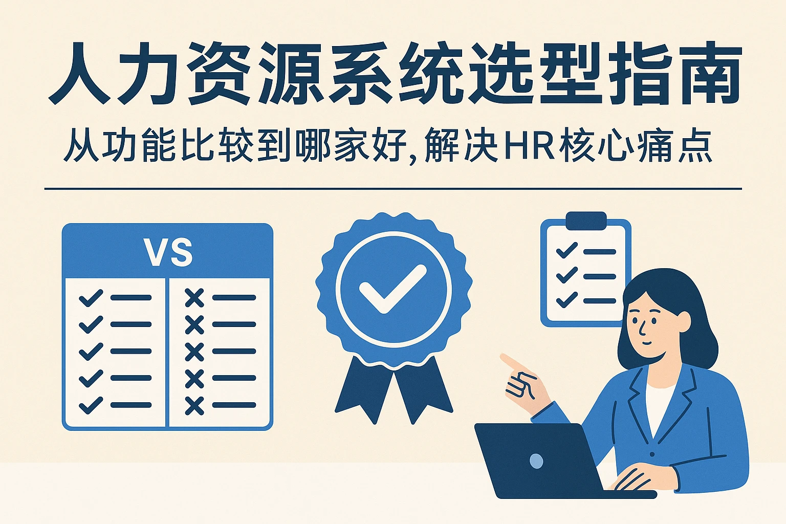 人力资源系统选型指南：从功能比较到哪家好，解决HR核心痛点
