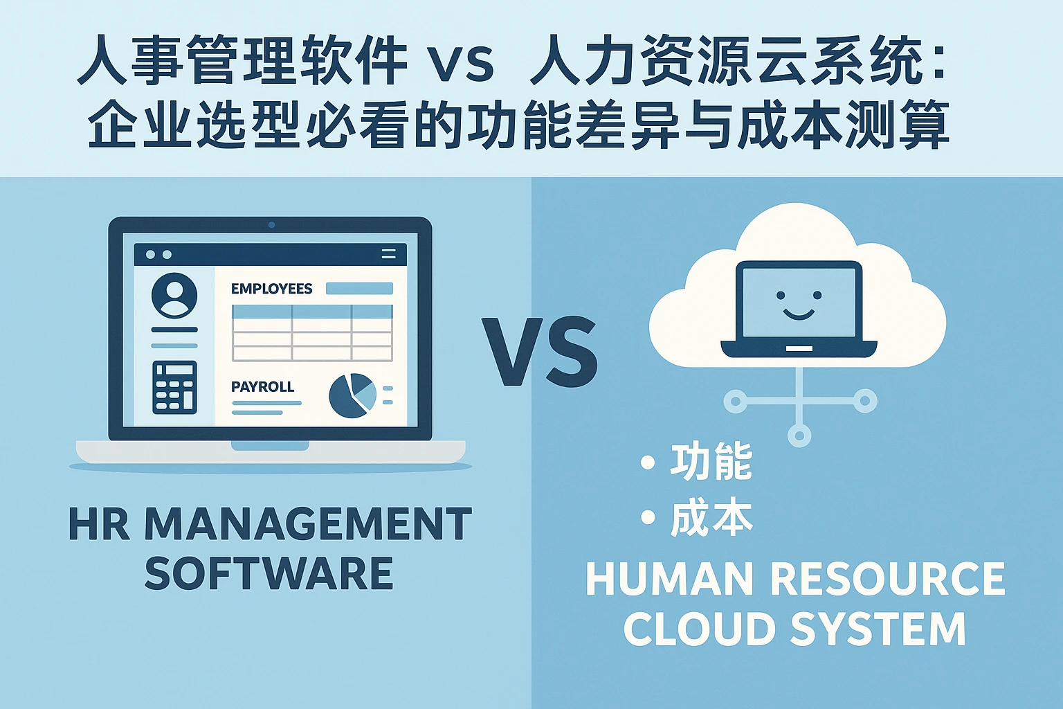 人事管理软件 vs 人力资源云系统：企业选型必看的功能差异与成本测算