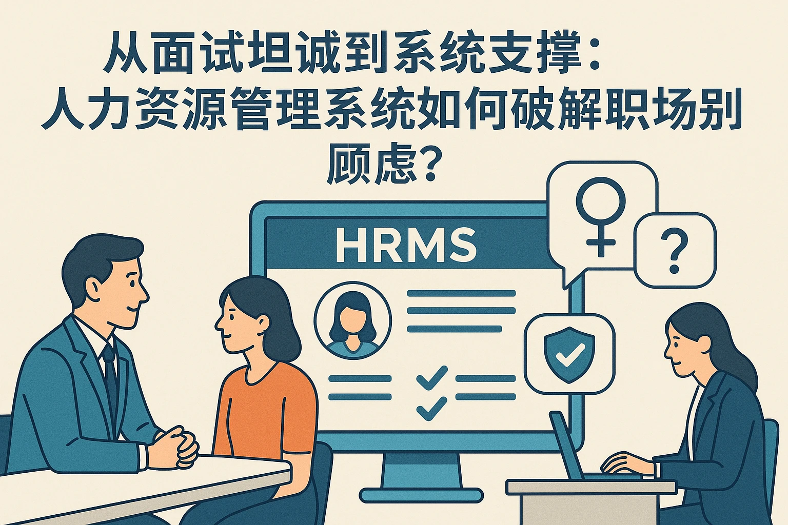 从面试坦诚到系统支撑：人力资源管理系统如何破解职场性别顾虑？